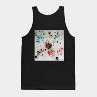 Spring Pinecone Maple Print Tank Top